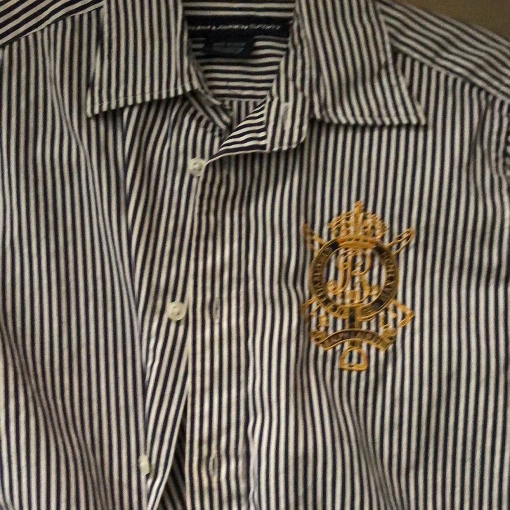 Ralph Lauren women striped button up